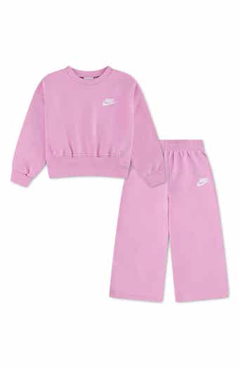 Kids' Fleece Sweatshirt & Wide Leg Pants Set