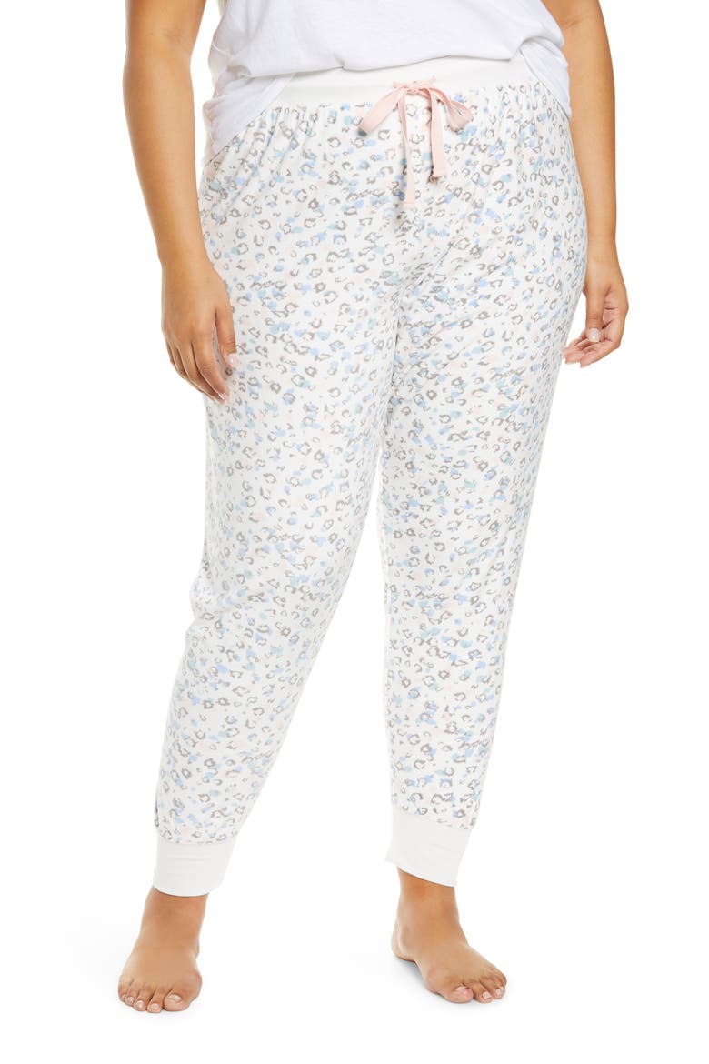 Silky Velour Jam Pajama Pants, Main, color, NATURAL
