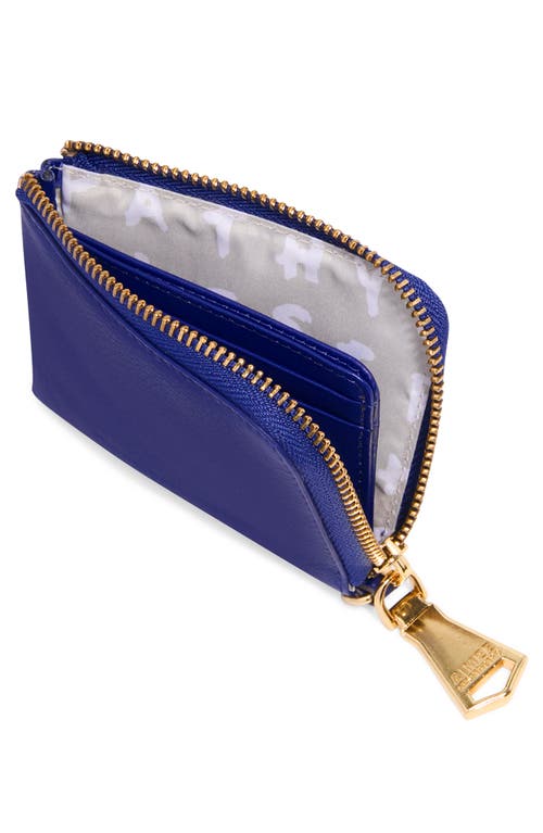 Aimee Kestenberg Ava Leather Wristlet Wallet In Midnight Blue