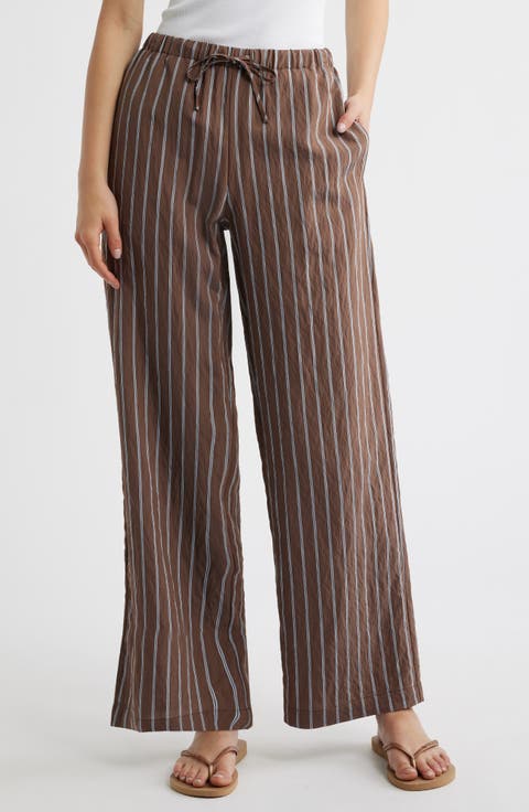 Stripe Pull-On Pants