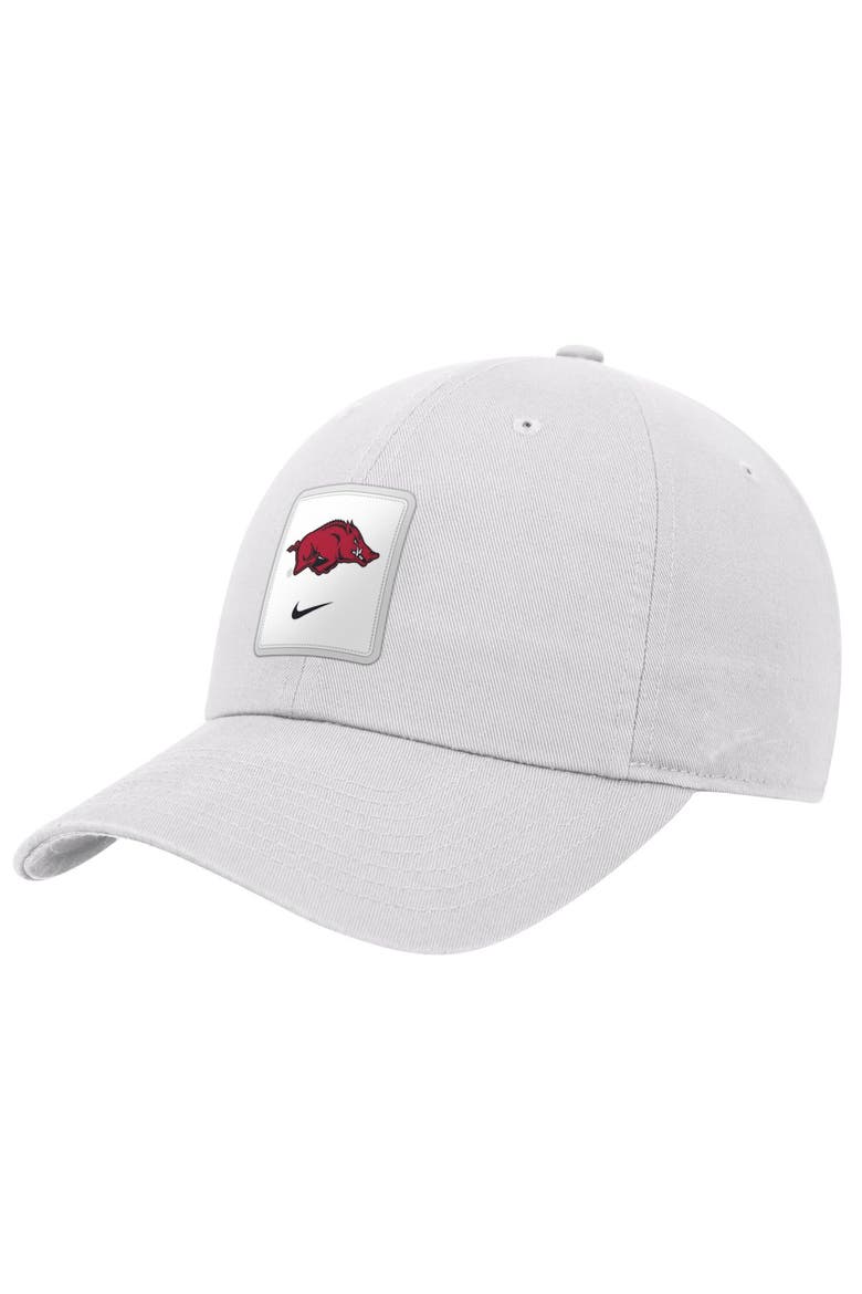 Men's Nike White Arkansas Razorbacks 2026 On-Field Club Adjustable Hat, Main, color, White