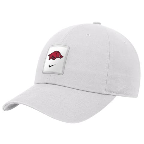 Men's Nike White Arkansas Razorbacks 2026 On-Field Club Adjustable Hat