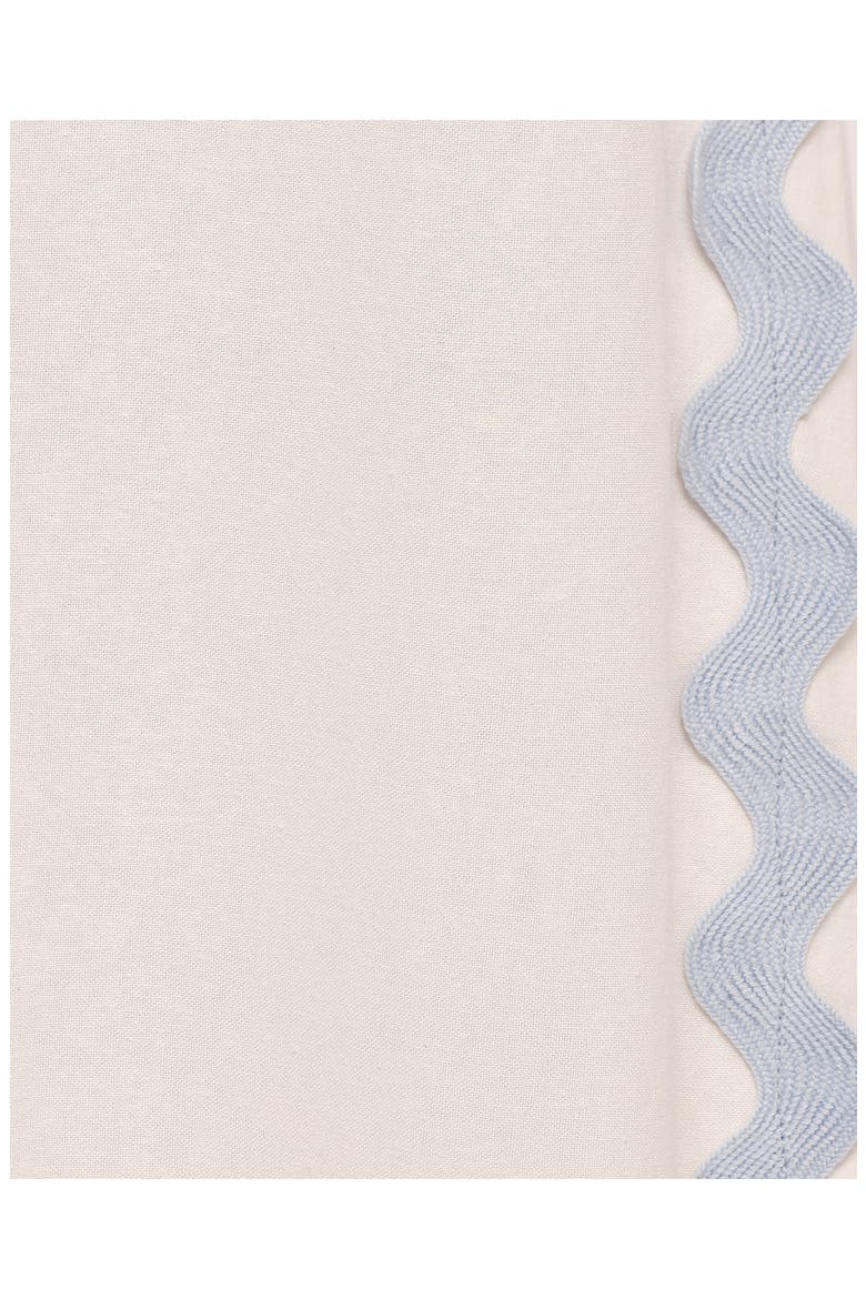 Jasinta Rickrack Trim Sleeveless Top, Alternate, color, CREAM BLUE
