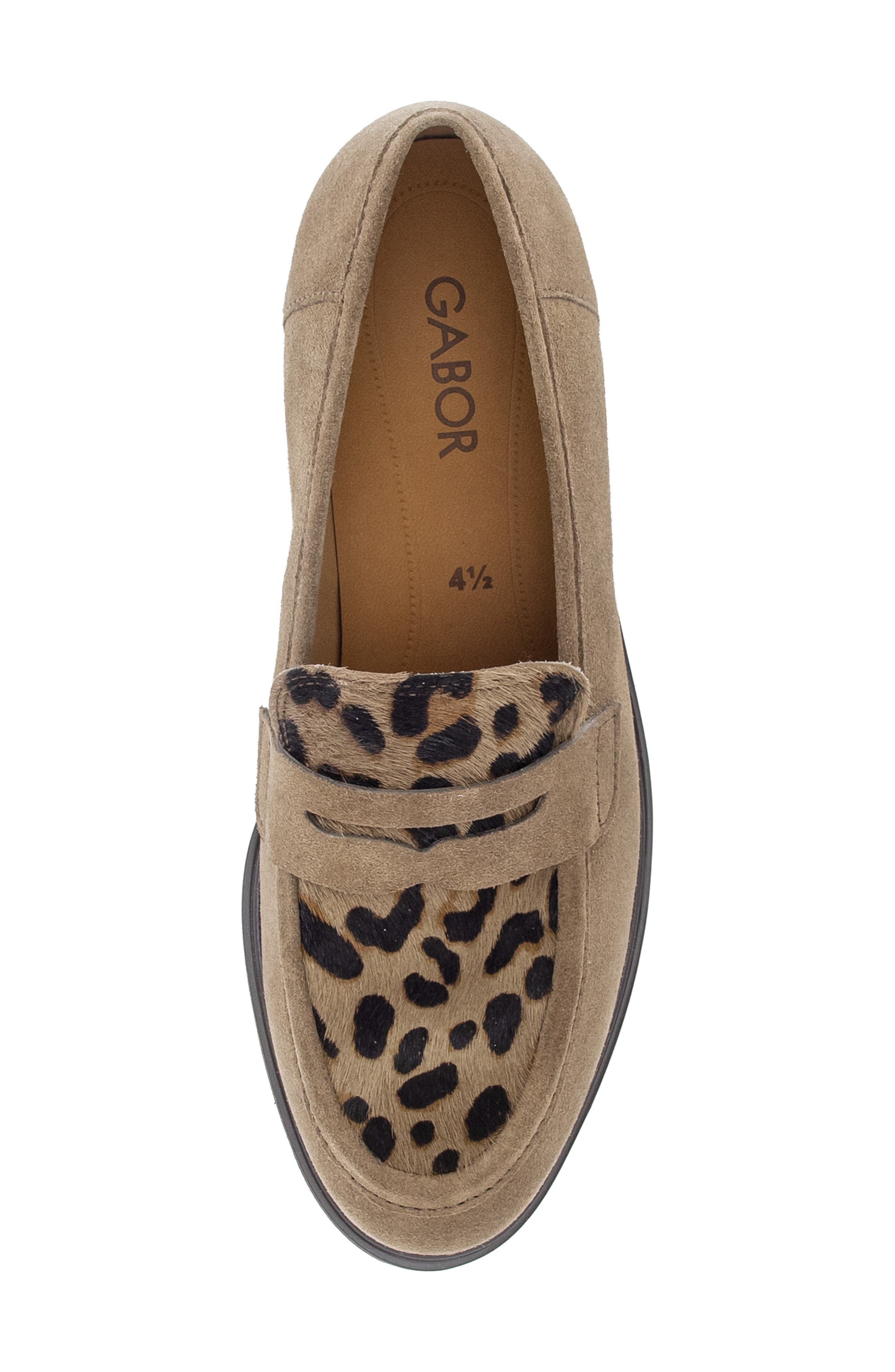 Penny Loafer, Alternate, color, FARRO CALF HAIR
