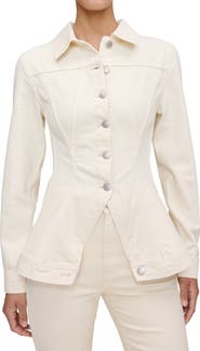 DL1961 Peplum Denim Jacket