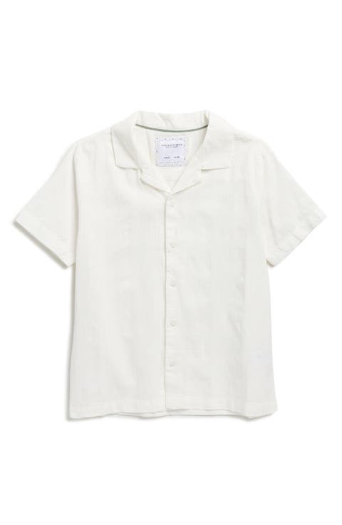Kids' Textured Camp Shirt (Big Kid)