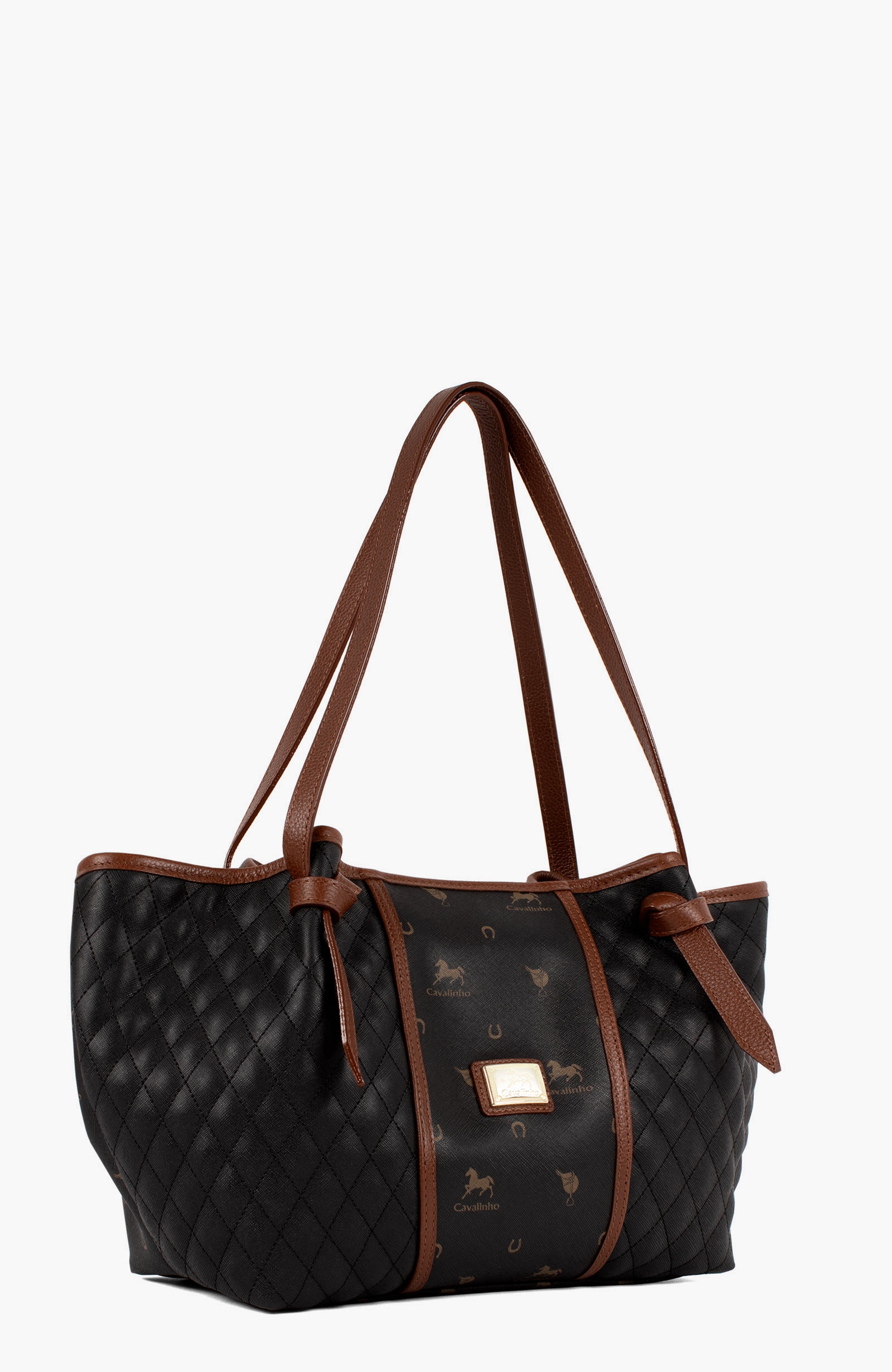 Di Cavallo 637 Shoulder Bag, Alternate, color, Black / Brown