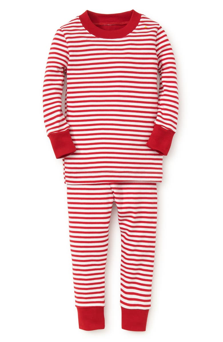 Kissy Kissy Fitted Two-Piece Pajamas, Alternate, color, 