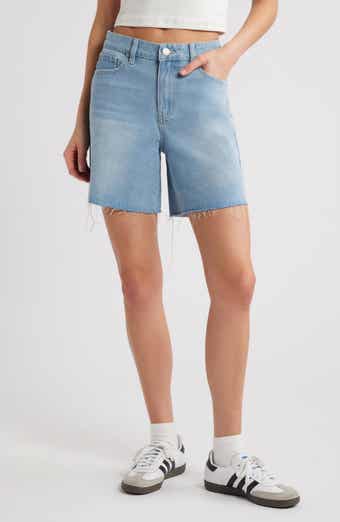 PTCL Remi High Waist Cutoff Denim Shorts