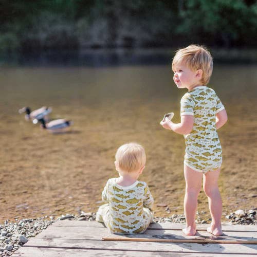 Milkbarn Organic Cotton One Piece In White
