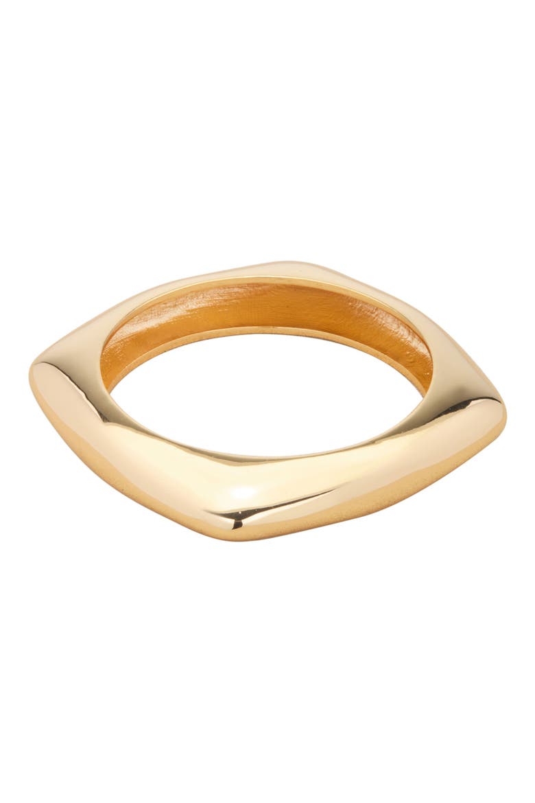 Square Bangle, Main, color, GOLD