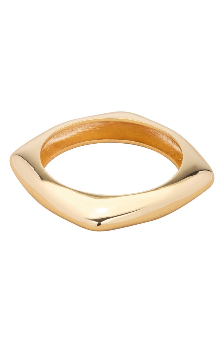 st. Moran Square Bangle, Main, color, Gold