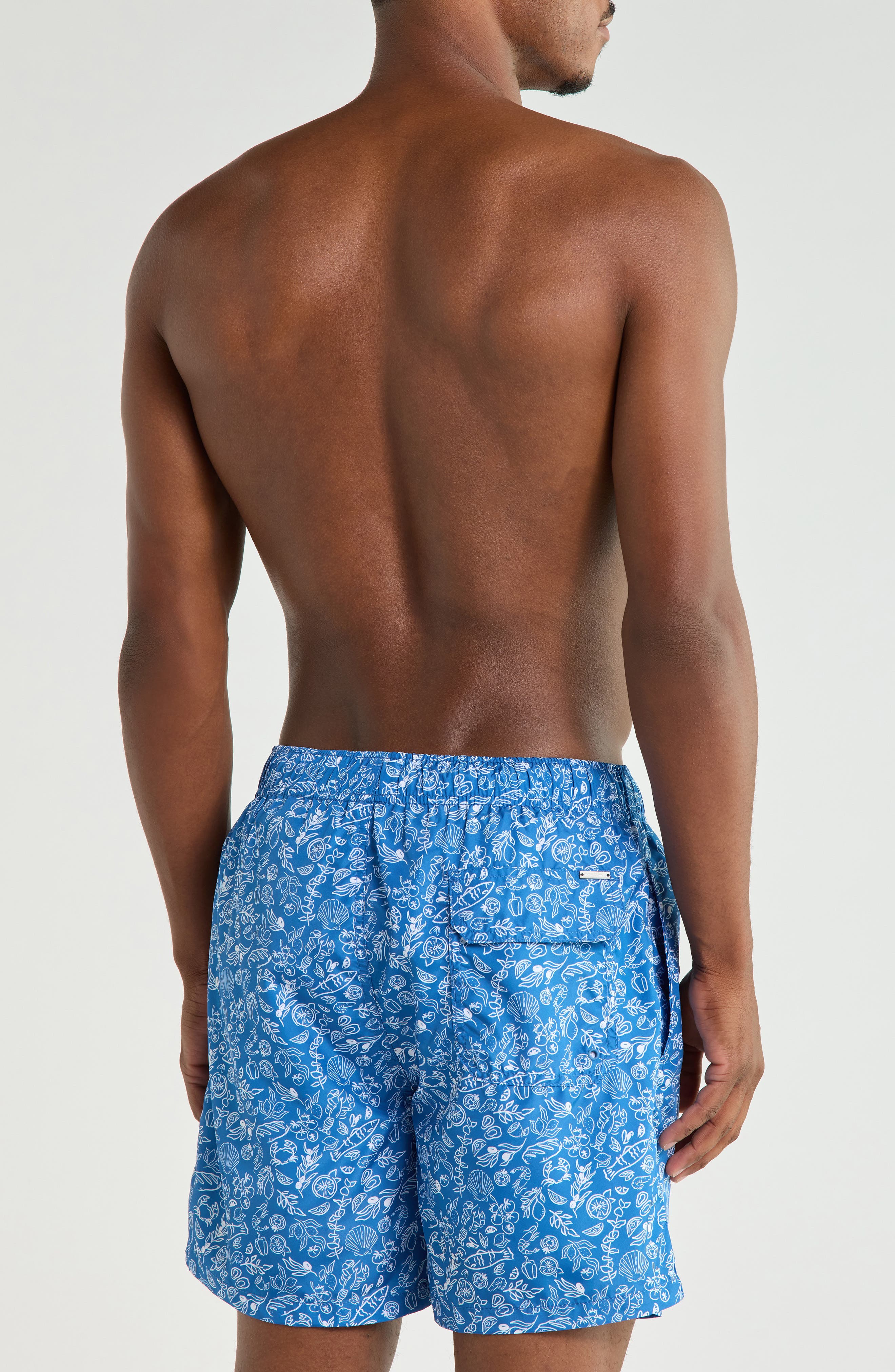 Vintage Summer Ditzy Crabs Swim Trunks (Men) | Nordstromrack