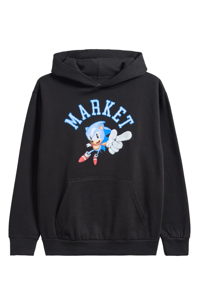 MARKET x Sonic No. 1 Hoodie, Alternate, color, Black
