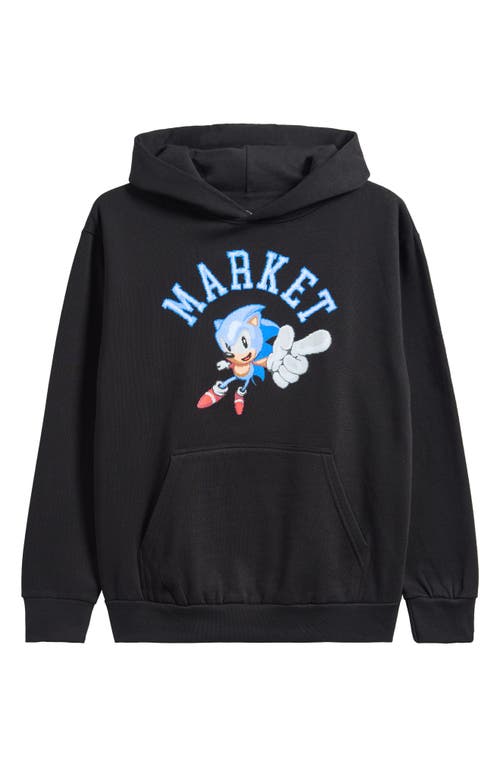 Market X Sonic No. 1 Hoodie In Black