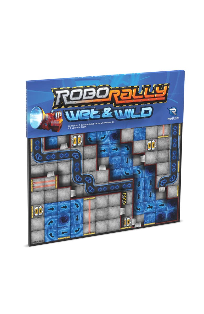 Renegade Game Studios Robo Rally Wet & Wild Expansion, Main, color, Multicolored