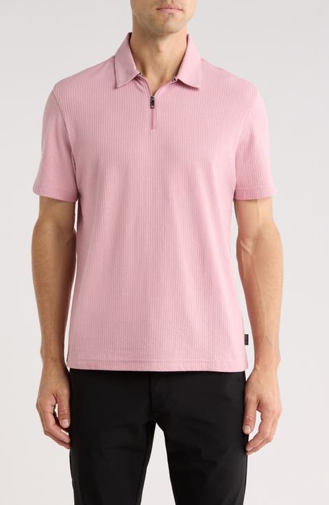 Quarter Zip Knit Polo
