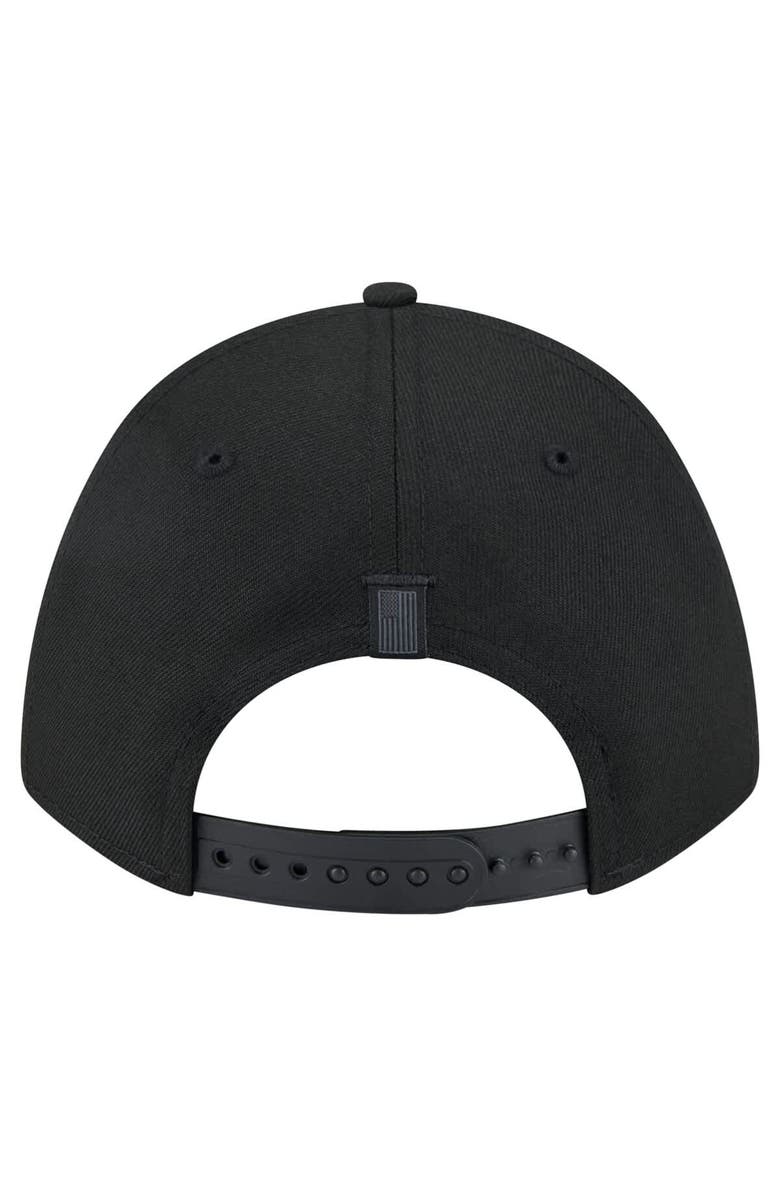 New Era Men's New Era  Black Golden State Warriors Game Day Flag A-Frame 9FORTY Adjustable Hat, Alternate, color, 