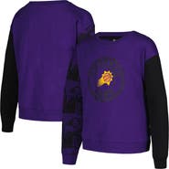 Outerstuff Girls Youth Purple Phoenix Suns Trifecta Pullover Sweatshirt