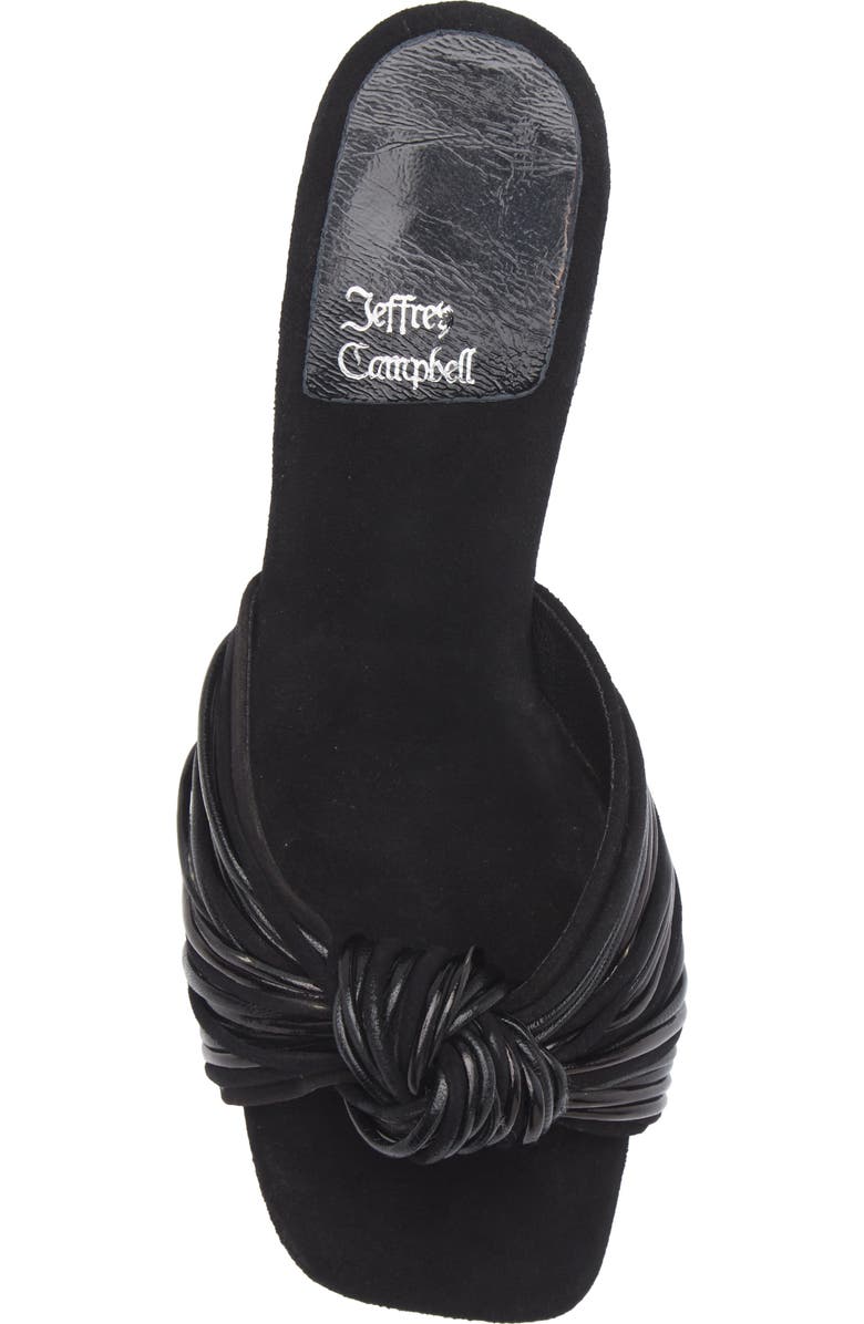 Jeffrey Campbell Melonger Slide Sandal, Alternate, color, Black Suede Combo