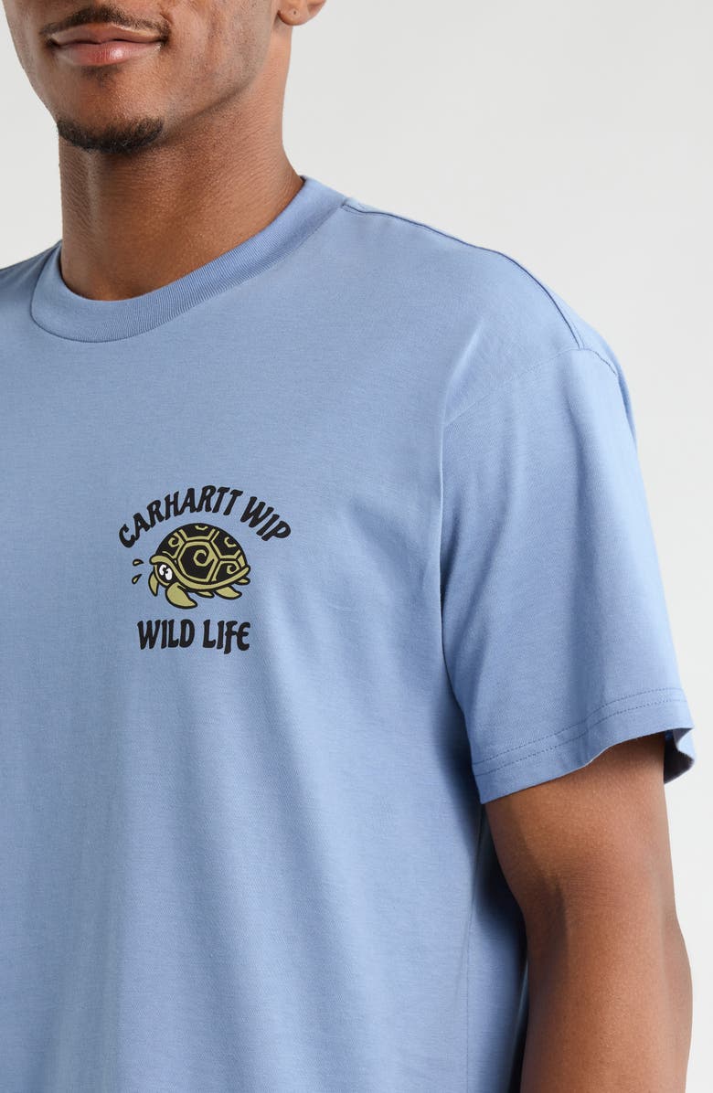 Carhartt Work In Progress Wild Life Organic Cotton Graphic T-Shirt, Alternate, color, Gentle Blue