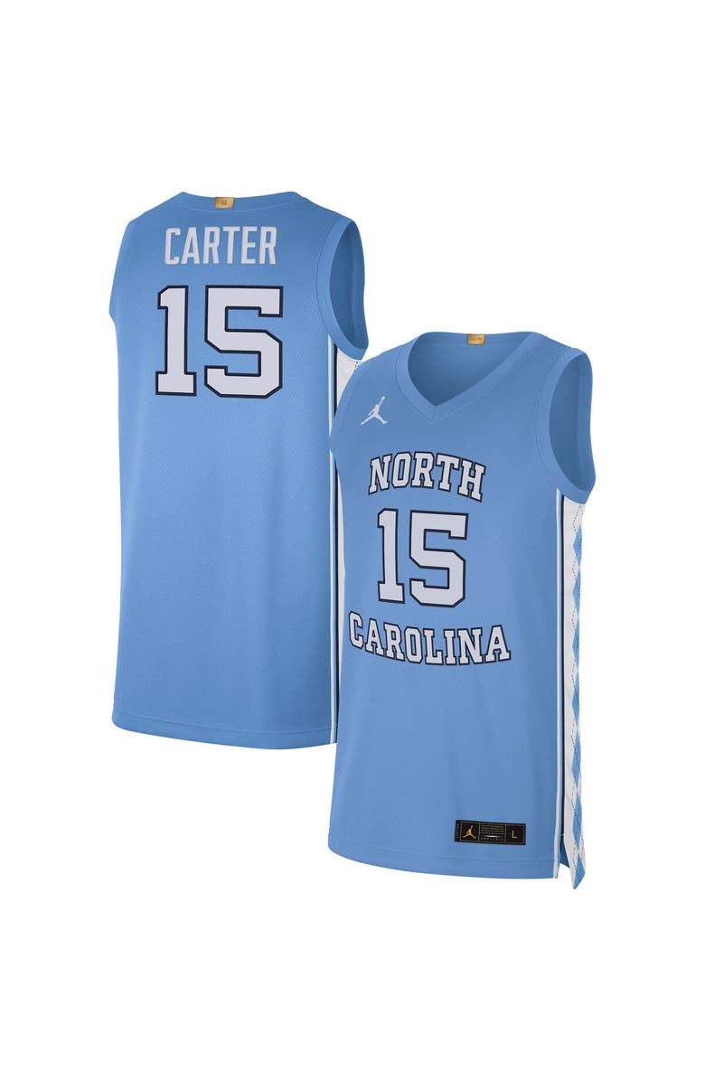 Jordan Brand Men's Jordan Brand Vince Carter Carolina Blue North Carolina Tar Heels Alumni Limited Basketball Jersey, Alternate, color, 