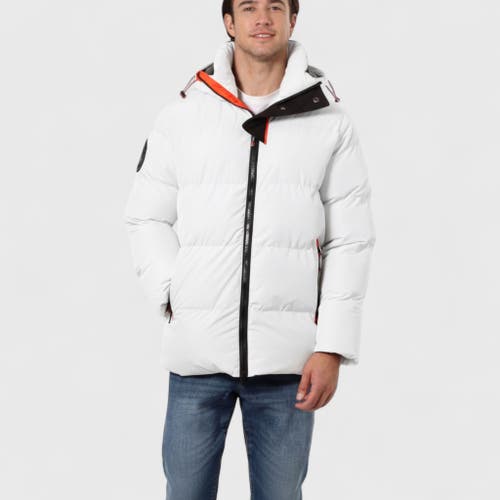 Canada Weather Gear Heavyweight Insulated Puffer Jacket In White