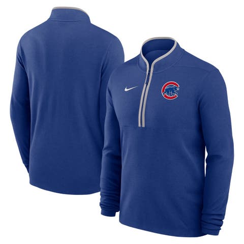 Men's Nike Royal Chicago Cubs Dri-FIT Victory Half-Zip Pullover