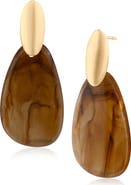 JARDIN Resin Teardrop Earrings