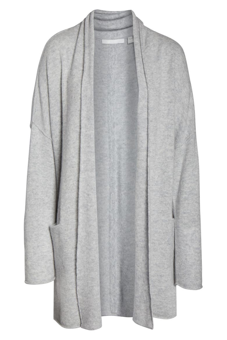 Elevate Wool & Cashmere Wrap, Alternate, color, GREY MEDIUM CHARCOAL HEATHER