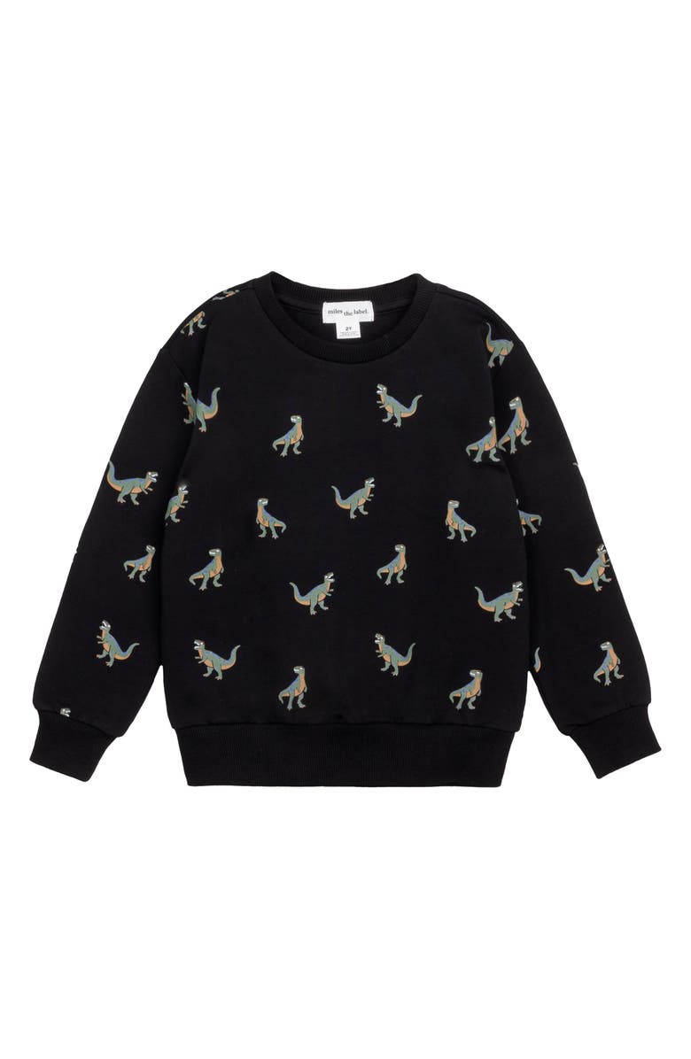 MILES THE LABEL T-Rex Stretch Organic Cotton Sweatshirt, Main, color,