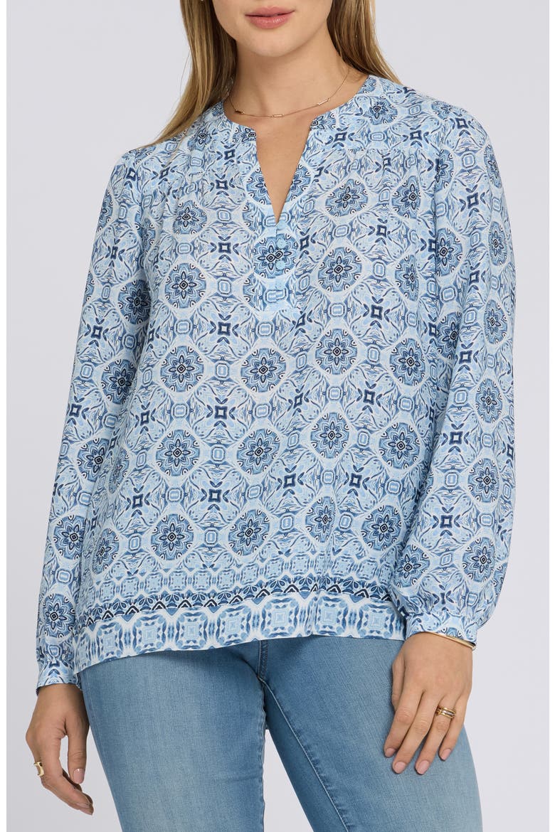 Trinity Tunic Top, Main, color, AZURE SKY