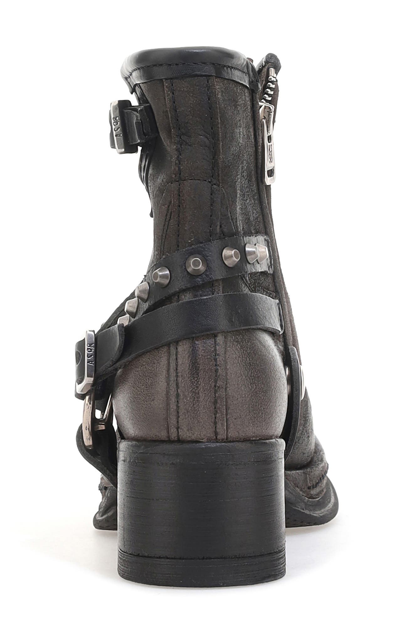 A.S.98 Carter Moto Boot, Alternate, color, Brushed Smoke