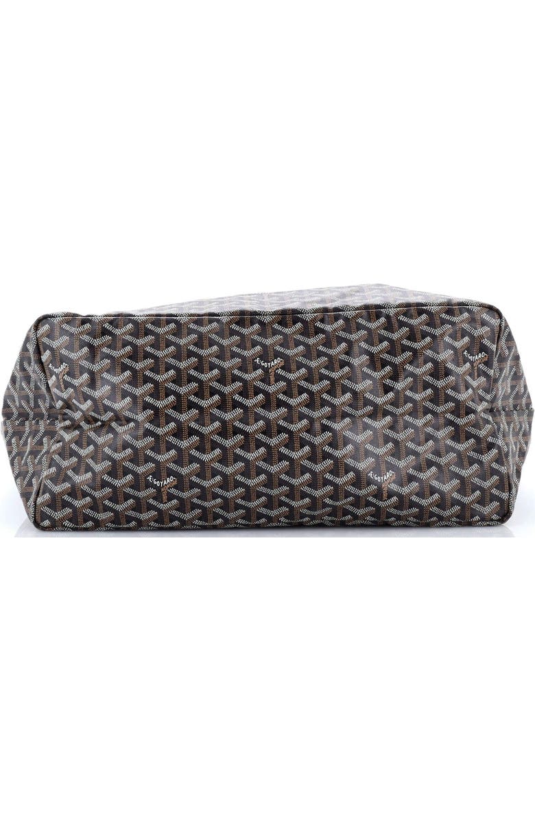 Pre-Owned Goyard Saint Louis Tote Coated Canvas GM, Alternate, color, Black