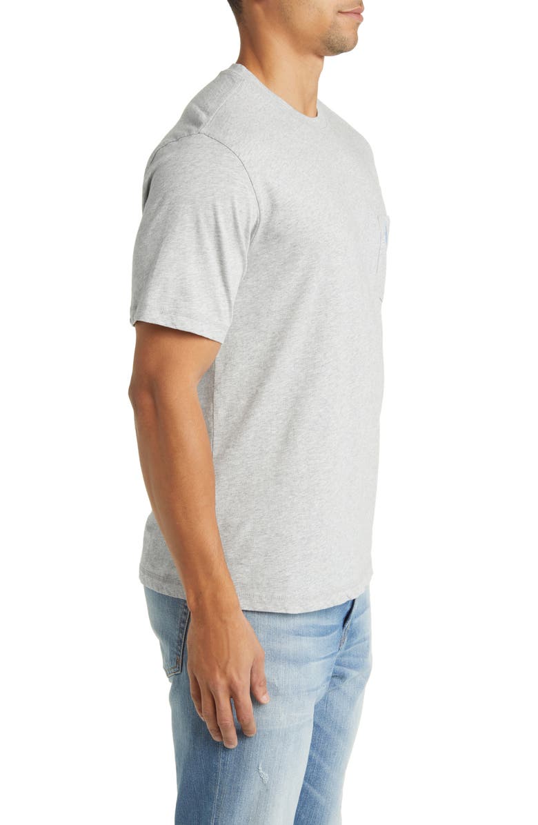 johnnie-O Dale Heathered Pocket T-Shirt, Alternate, color, 