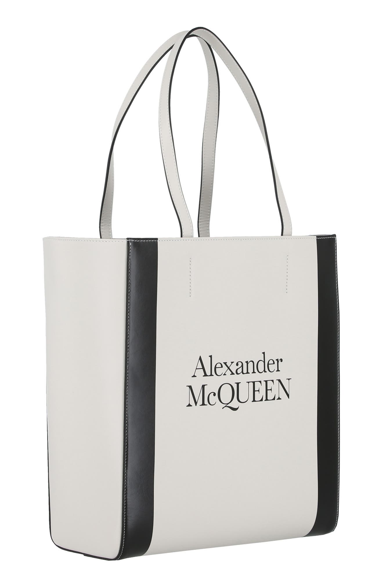 McQueen Signature Shopper Tote, Alternate, color, 