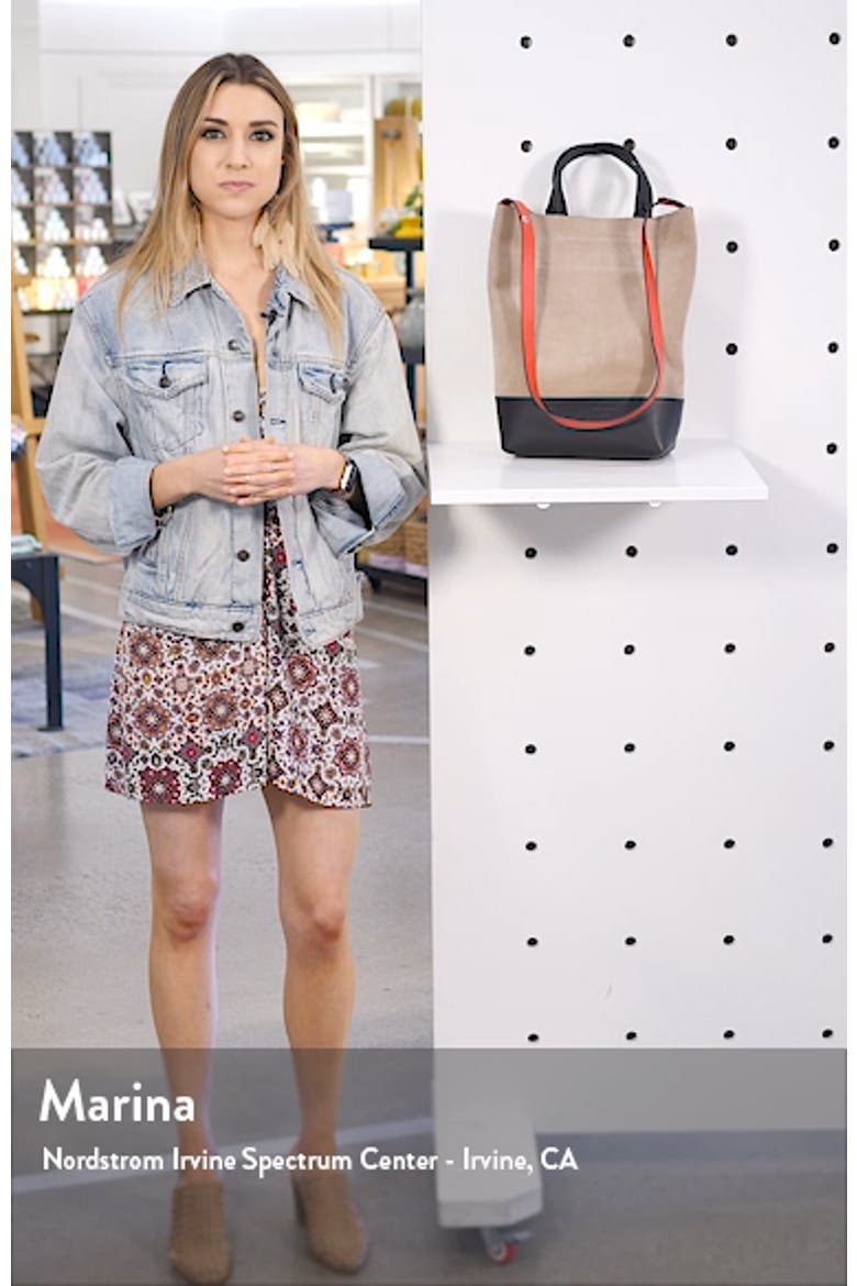 Walker Convertible Suede & Leather Tote video
