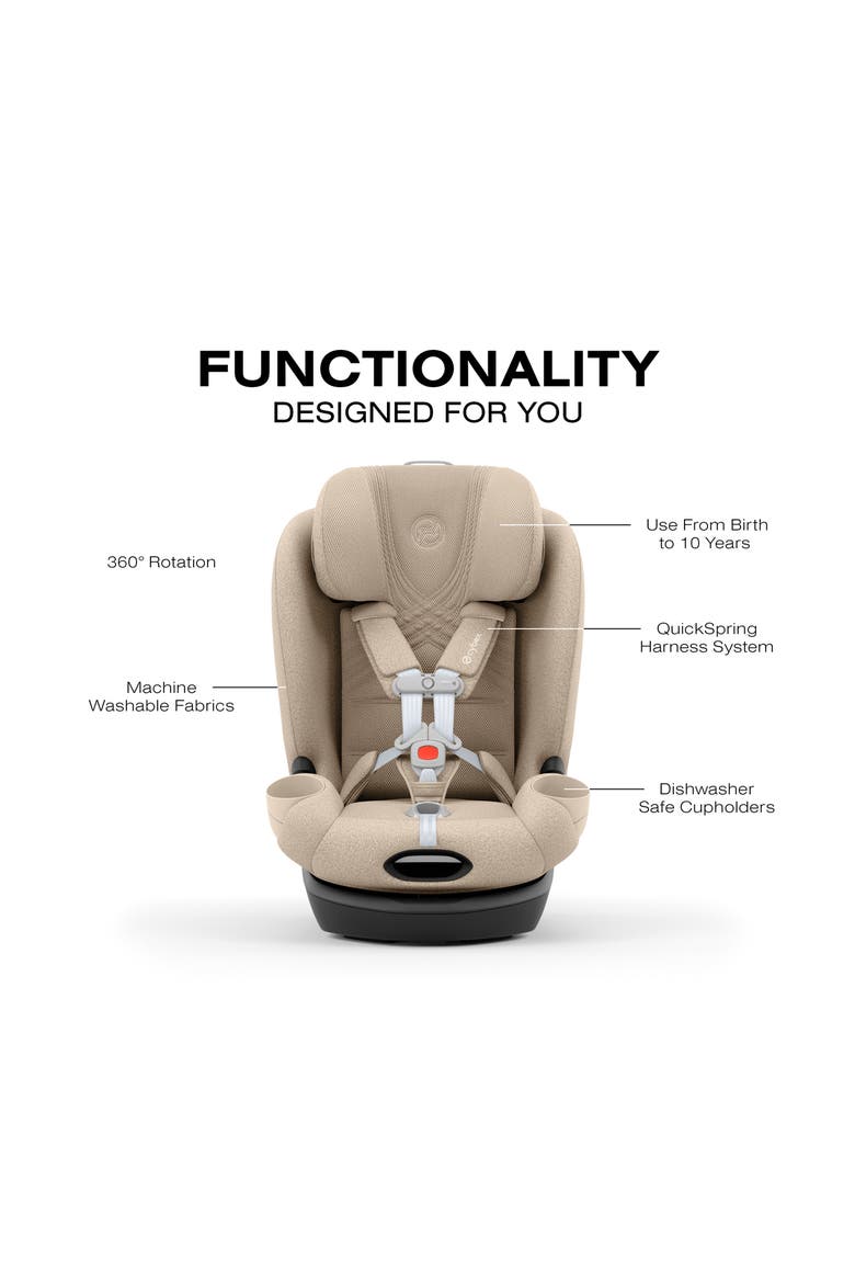 Callisto T 360 All-in-One Car Seat, Alternate, color, COZY BEIGE