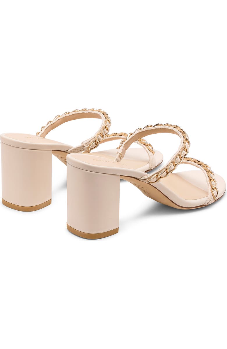 Stuart Weitzman Soluxe Crystal Slide 75, Alternate, color, Linen