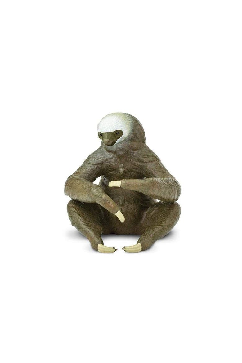Two-Toed Sloth Kids Toy Figure, Main, color, None
