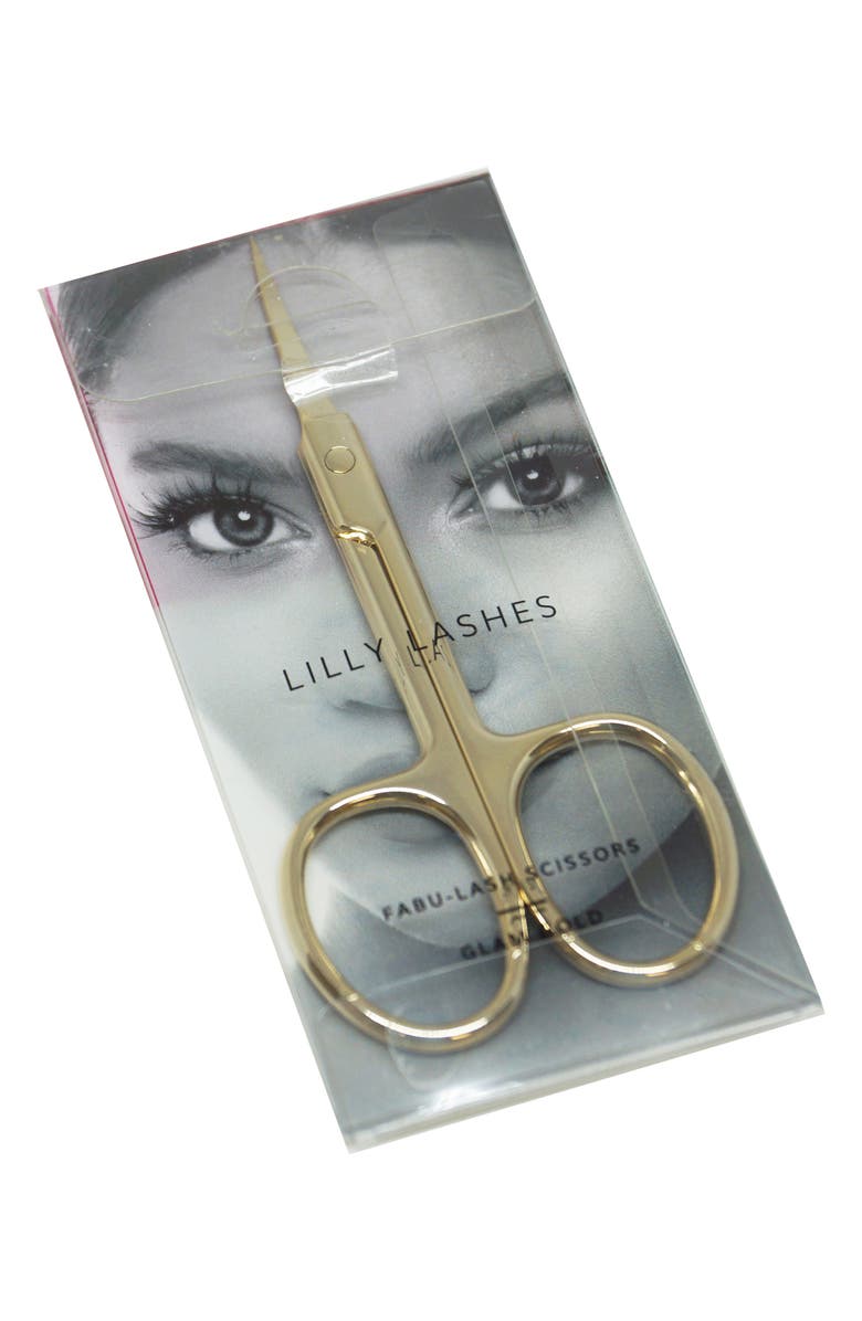 Lilly Lashes Fabu-lash Scissors, Alternate, color, Glam Gold