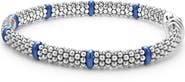 LAGOS Blue Caviar Diamond & Ceramic Station Rope Bracelet