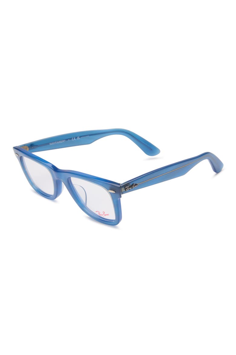 50mm Square Optical Glasses, Main, color, BLUE
