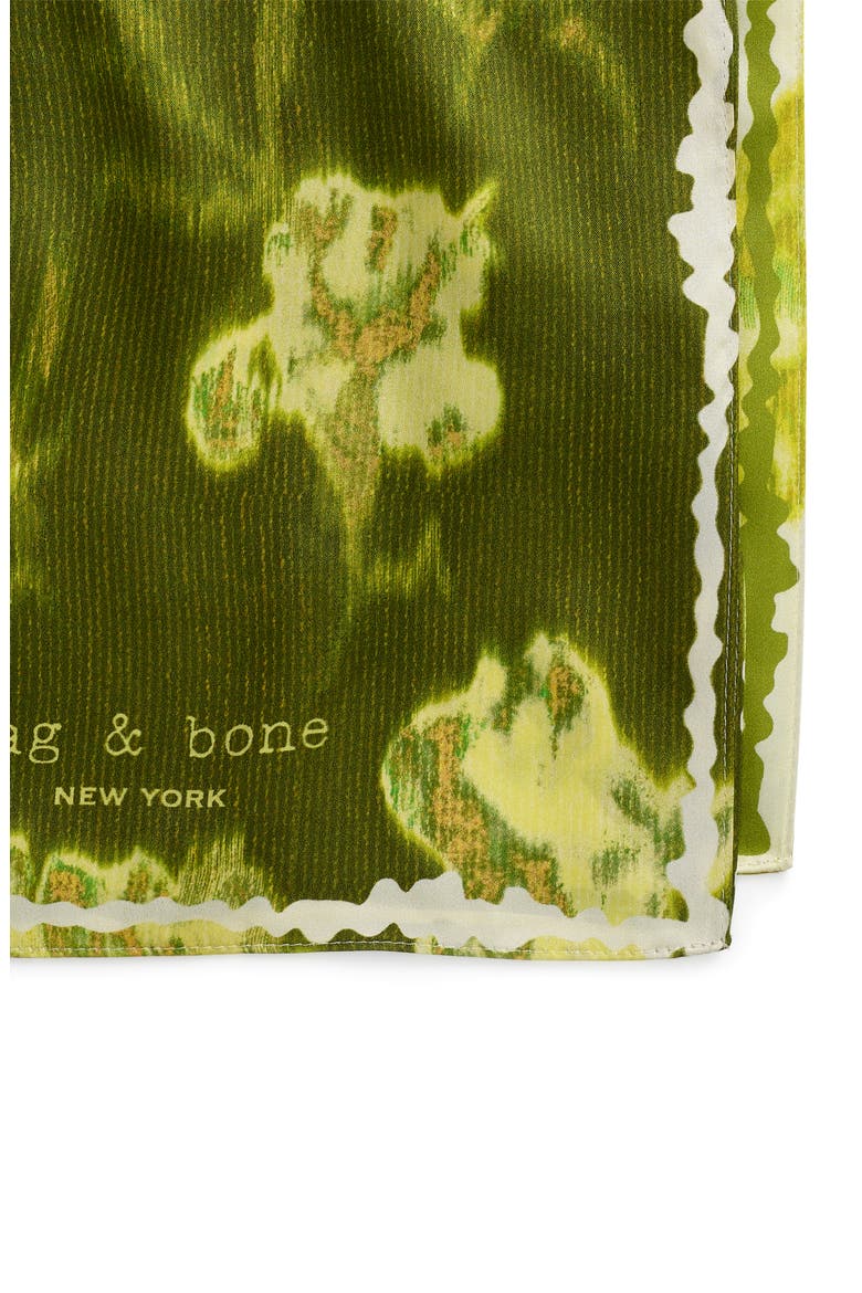 Kit Silk Bandana Scarf, Alternate, color, LIME