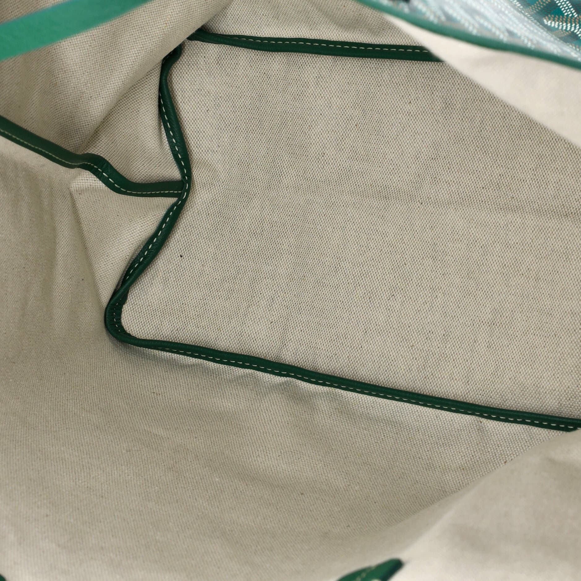 Pre-Owned Goyard Saint Louis Tote Coated Canvas PM, Alternate, color, Green