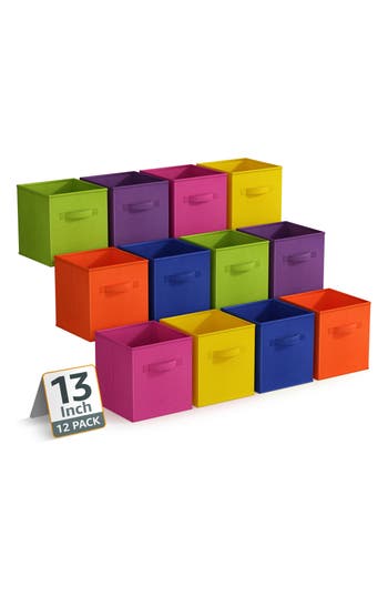 Sorbus 12-pack Collapsible Storage Cube In Multi