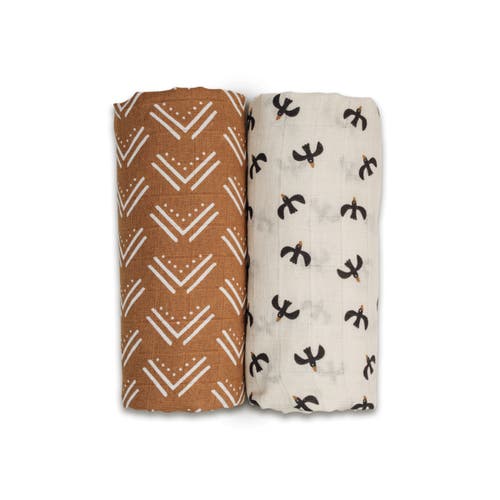 Lulujo Cotton Muslin Swaddles 2 Pack
