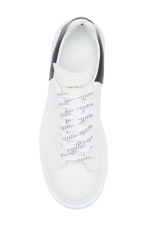Alexander Mcqueen Oversized Leather Sneakers In White