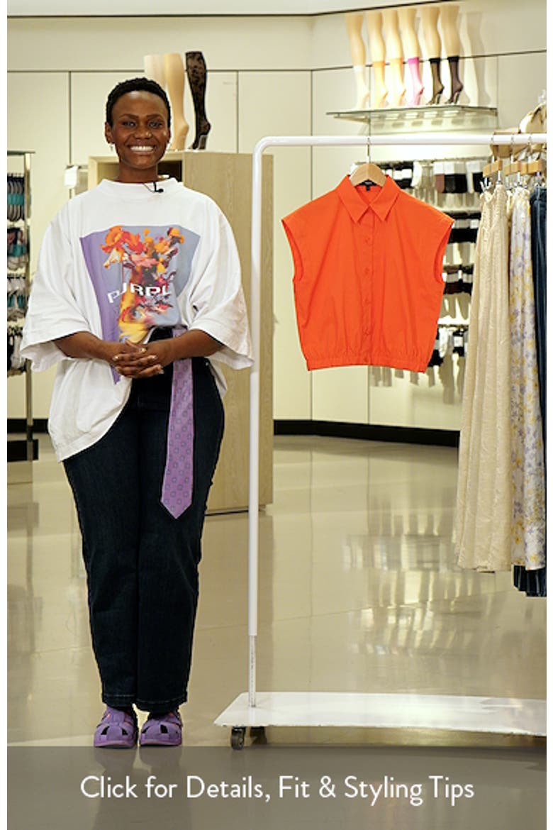 Crop Cap Sleeve Shirt video