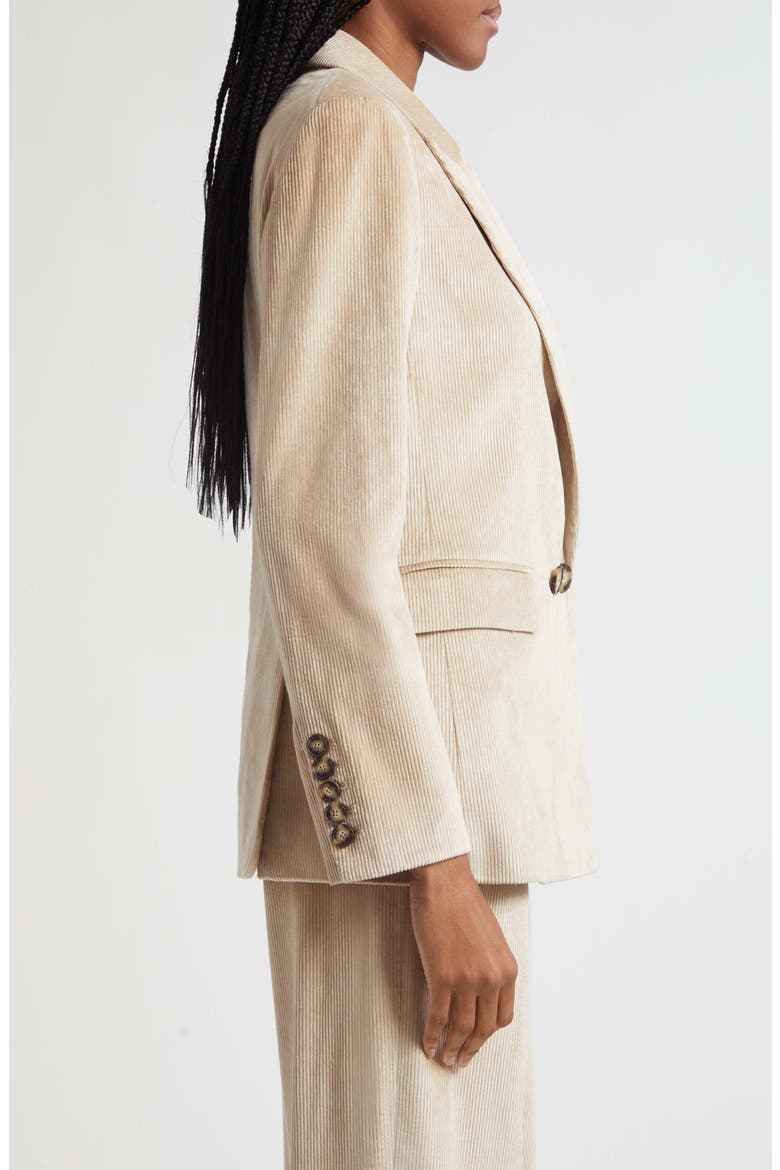 Sevyn Corduroy Double Breasted Dickey Jacket, Alternate, color, HEATHERED SAND